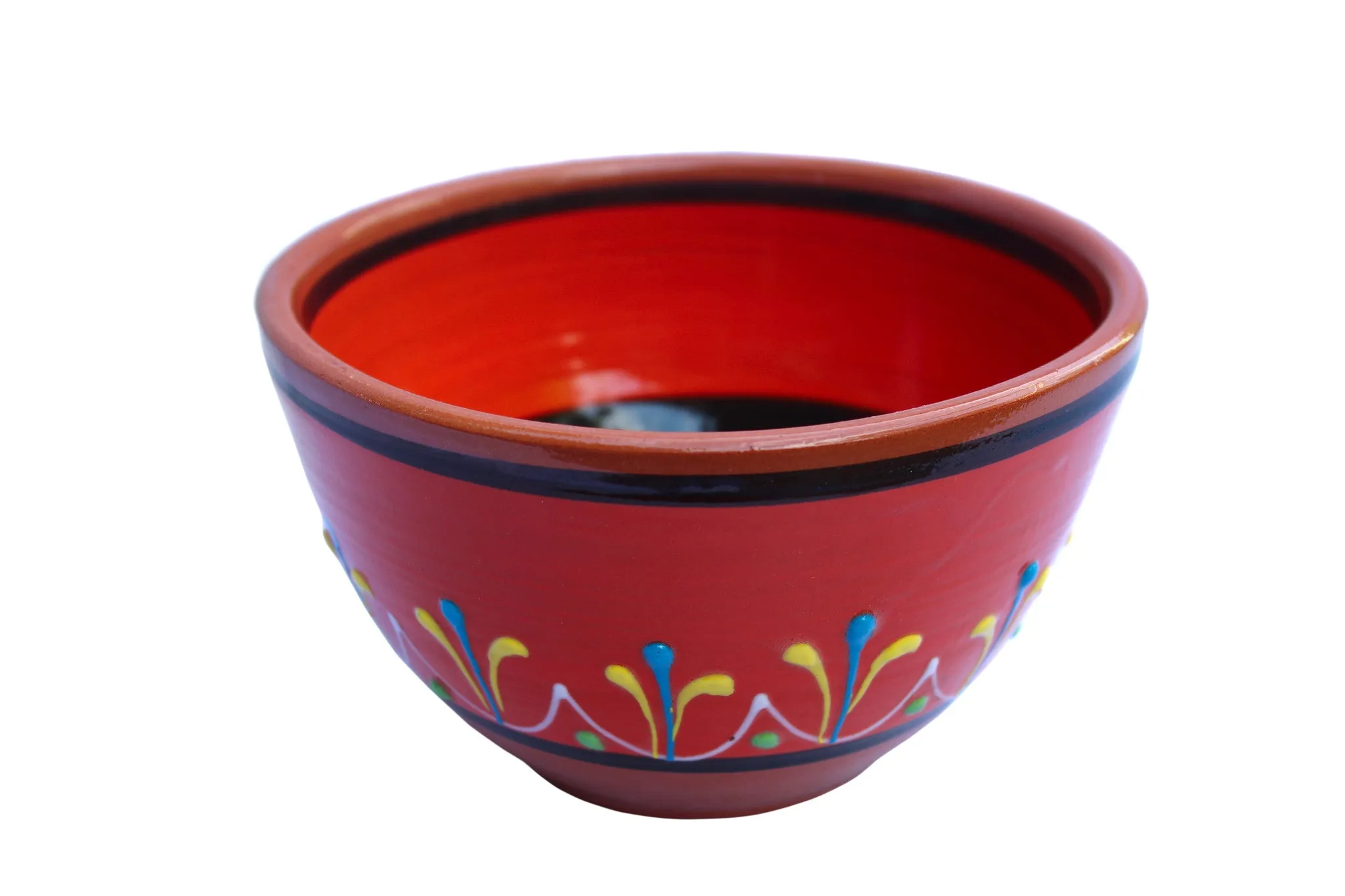 Terracotta Salsa Bowl Set of 5 - Hand Painted From Spain