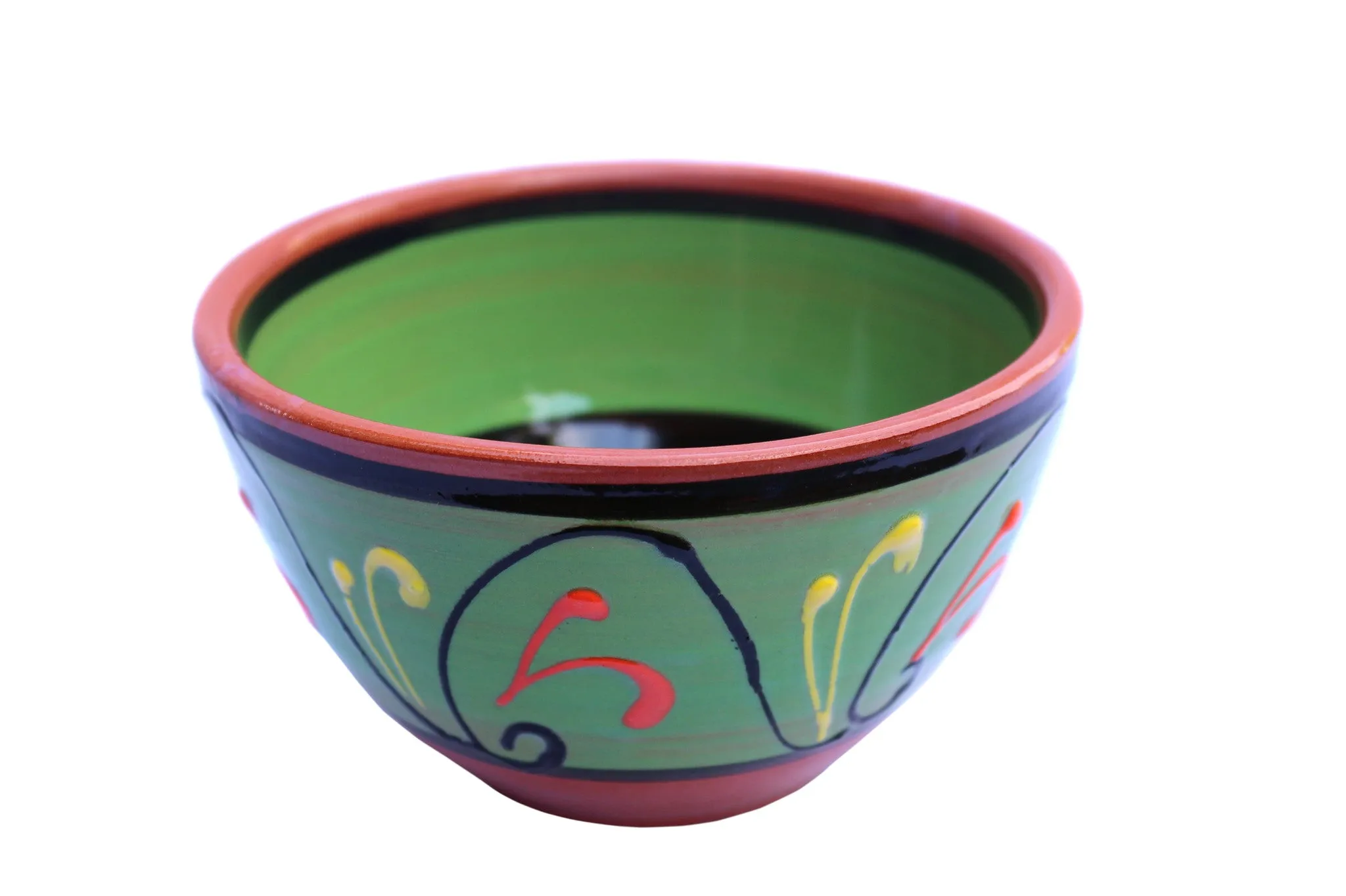 Terracotta Salsa Bowl Set of 5 - Hand Painted From Spain