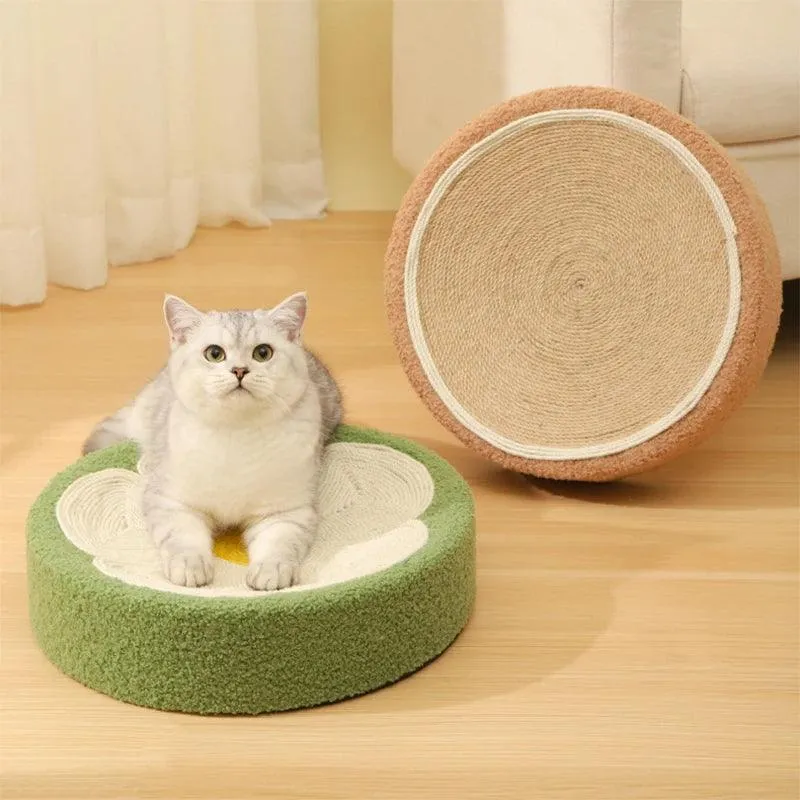 Whisker Whirl Cat Bed Scratcher