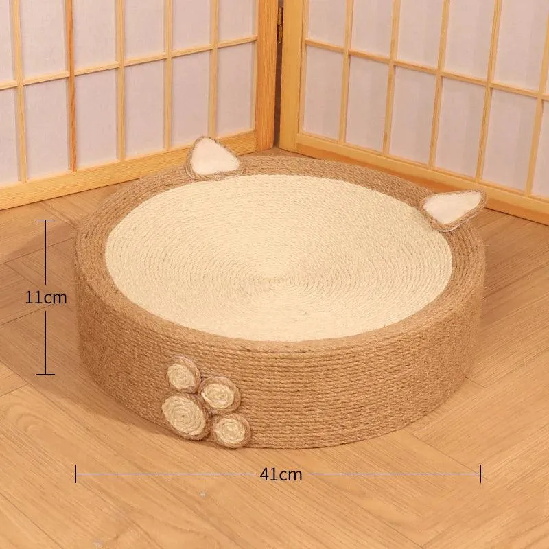 Whisker Whirl Cat Bed Scratcher