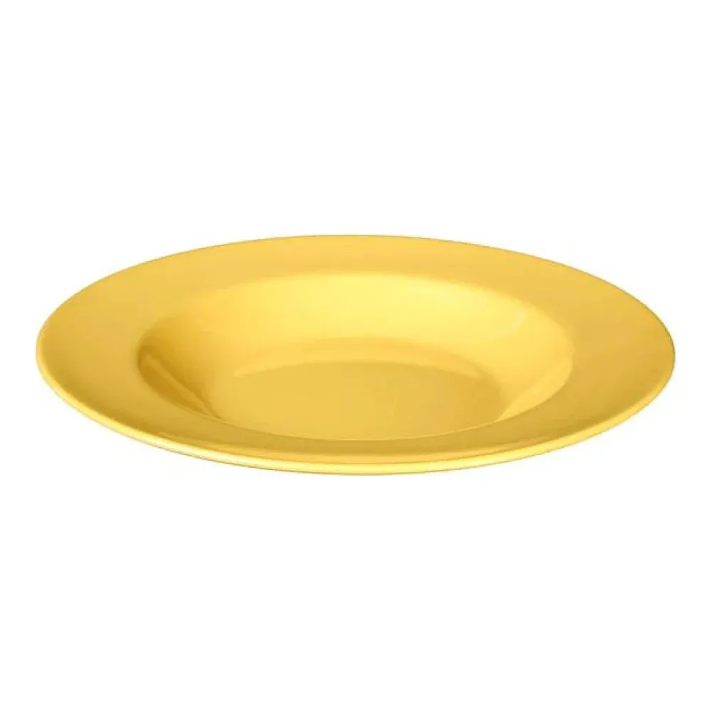 Yanco MS-5811YL Milestone 16 Oz Yellow Melamine Pasta Bowl, Pack of 24