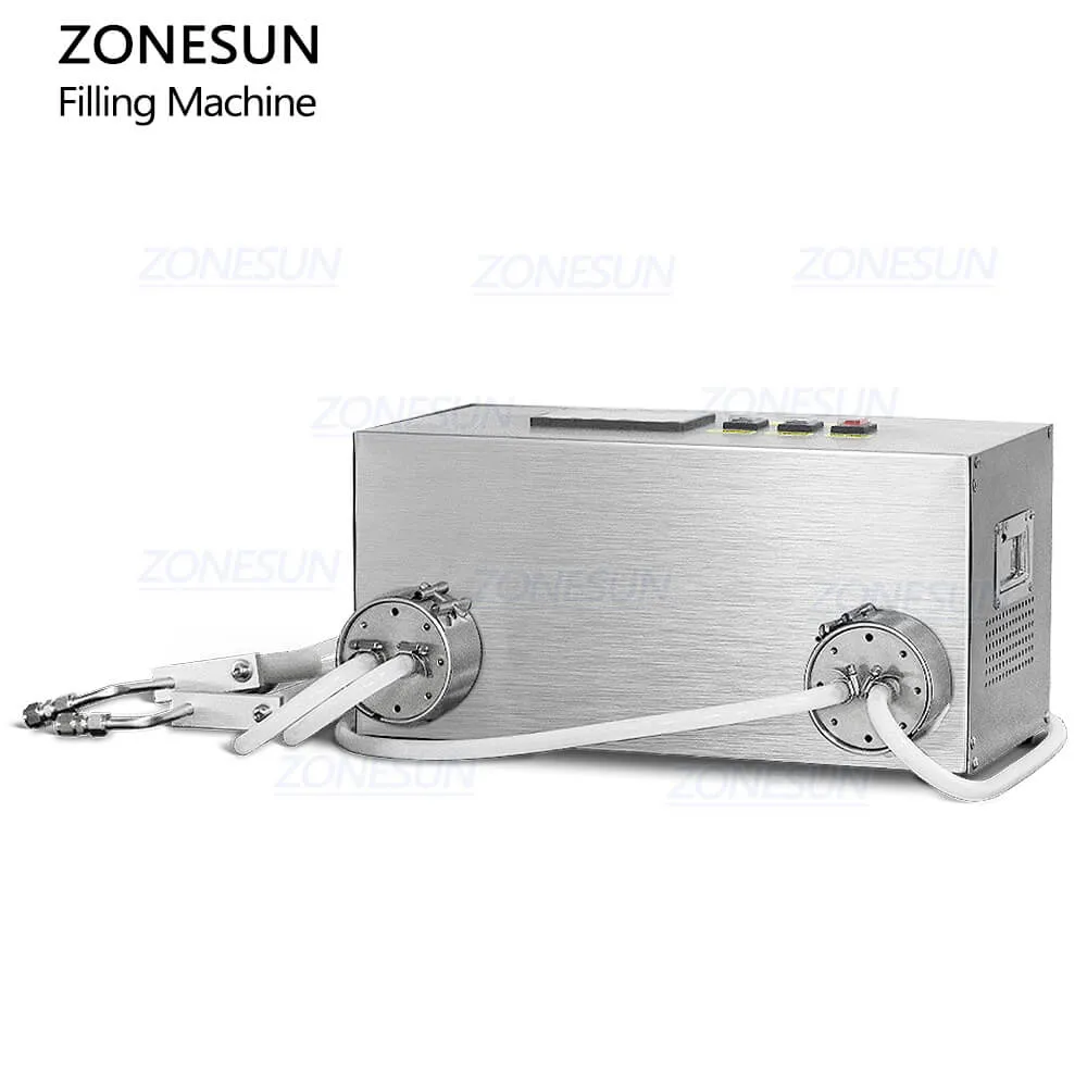 ZS-GTCD2A Semi-automatic 2 Heads Hot Paraffin Bee Wax Soap Jar Mold Heated Scented Candle Filling Machine