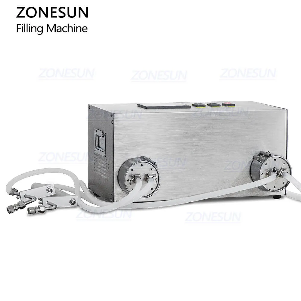 ZS-GTCD2A Semi-automatic 2 Heads Hot Paraffin Bee Wax Soap Jar Mold Heated Scented Candle Filling Machine